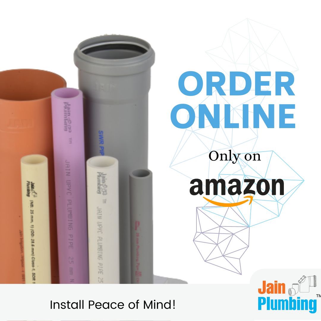 JainPlumbing's tweet photo. A-Stop Shop for all your Plumbing Piping requirements. 🛒

Contact now to know more!📞

#JainPlumbing #Plumber #Plumbing101 #Piping #PlumbingSystem #PlumbingLife #PlumbingServices #InstallPeaceOfMind #JainPipes #Water #PotableWater #DomesticPlumbing https://t.co/X9jOSPGDH0
