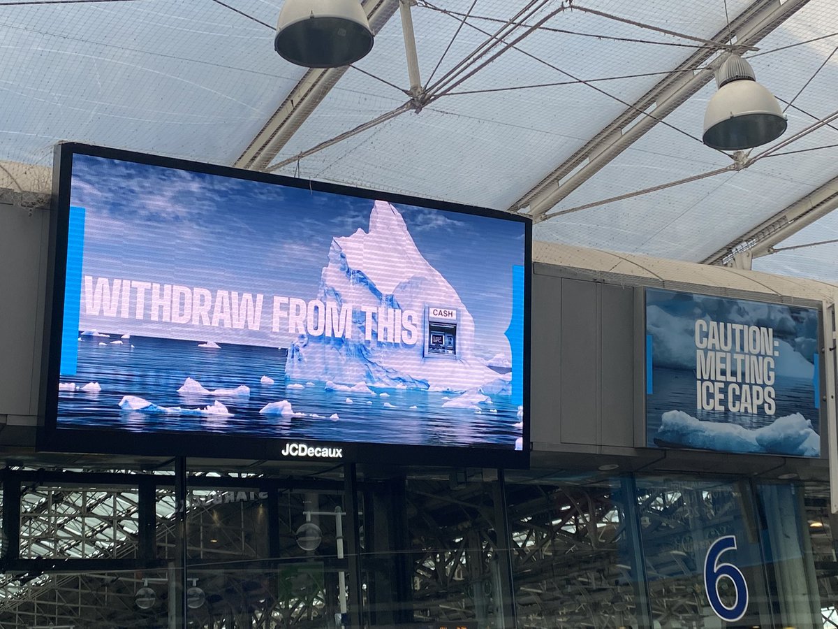 RoseMarley1's tweet photo. You can’t move at Manchester Piccadilly today without seeing some really pertinent messaging from @CooperativeBank @danjchadwick ! https://t.co/jpL3CZoAKl