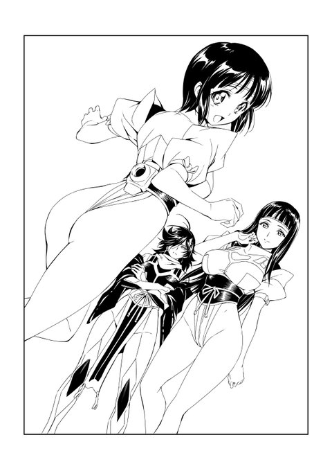 昔の線画があったので色よろしくお願いします^^ 