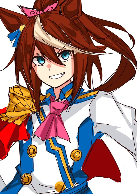 Day142たまーに勢いでテイオー描きたくなる 