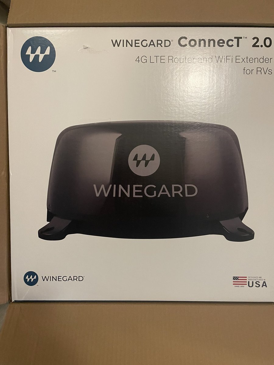 Thank you <a href="/winegard/">Winegard</a> for this special delivery! Can’t wait to get this setup!