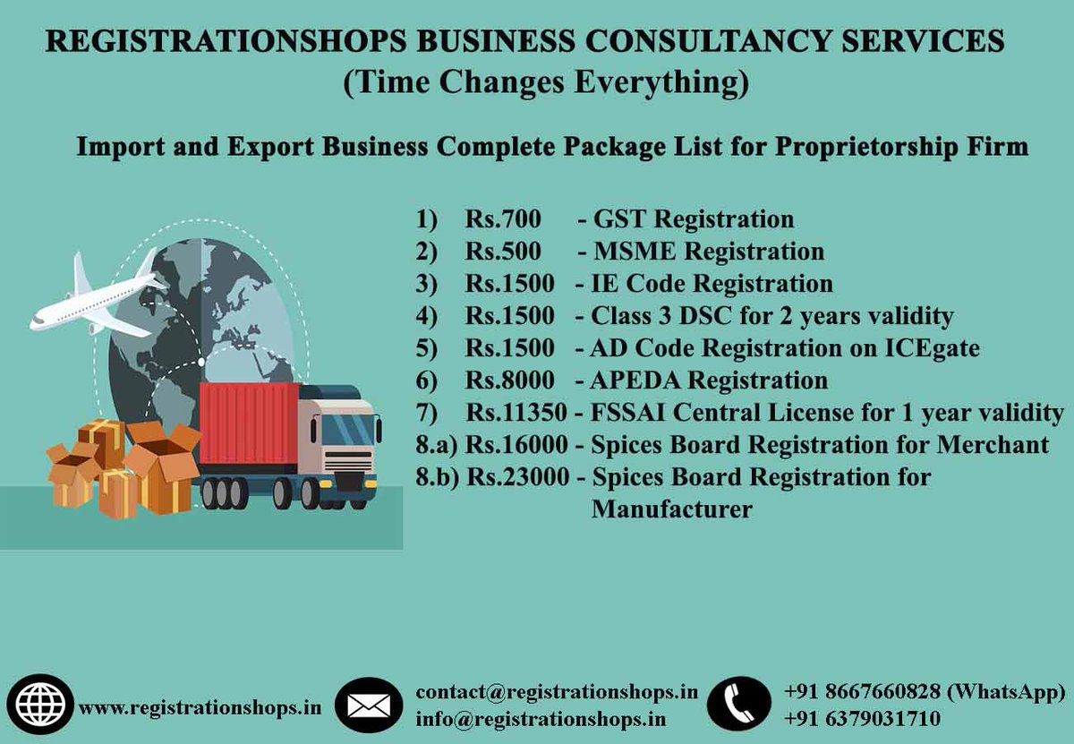 regi_shops's tweet photo. #GST #MSME #udyamregistration #IECode #importexport #IEC #DSC #digitalsignature #adcode #adcoderegistration #FSSAI #food #FssaiRegistration #foodlicense #FssaiLicense #DGFT #APEDA #apeda_registration #spices #SpicesBoard  #business #company #madurai #Coimbatore #registrationshops https://t.co/KGWF5d6EBZ