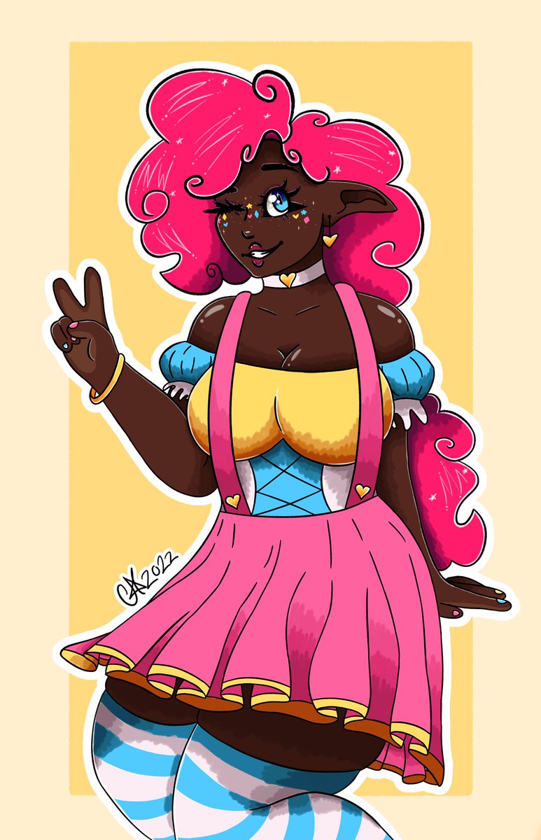 Yuokathefolf's tweet photo. Human pinkie pie?? 👀👀👀 #mlp #mylittlepony #humanmlp https://t.co/5hHfqab7pX