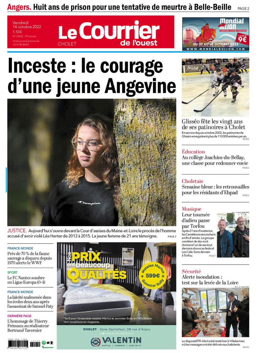 BeaGui73's tweet image. Demarre aujourd&apos;hui le procès de Léa, mon ancienne élève qui a libéré sa parole auprès de ma collègue cuisinière. Maman prevenue le jour même. Dépôt plainte le lendemain.
Nous sommes tellement fière d&apos;elle.
#inceste #libererlaparole @CIIVISE_contact @memoiretrauma