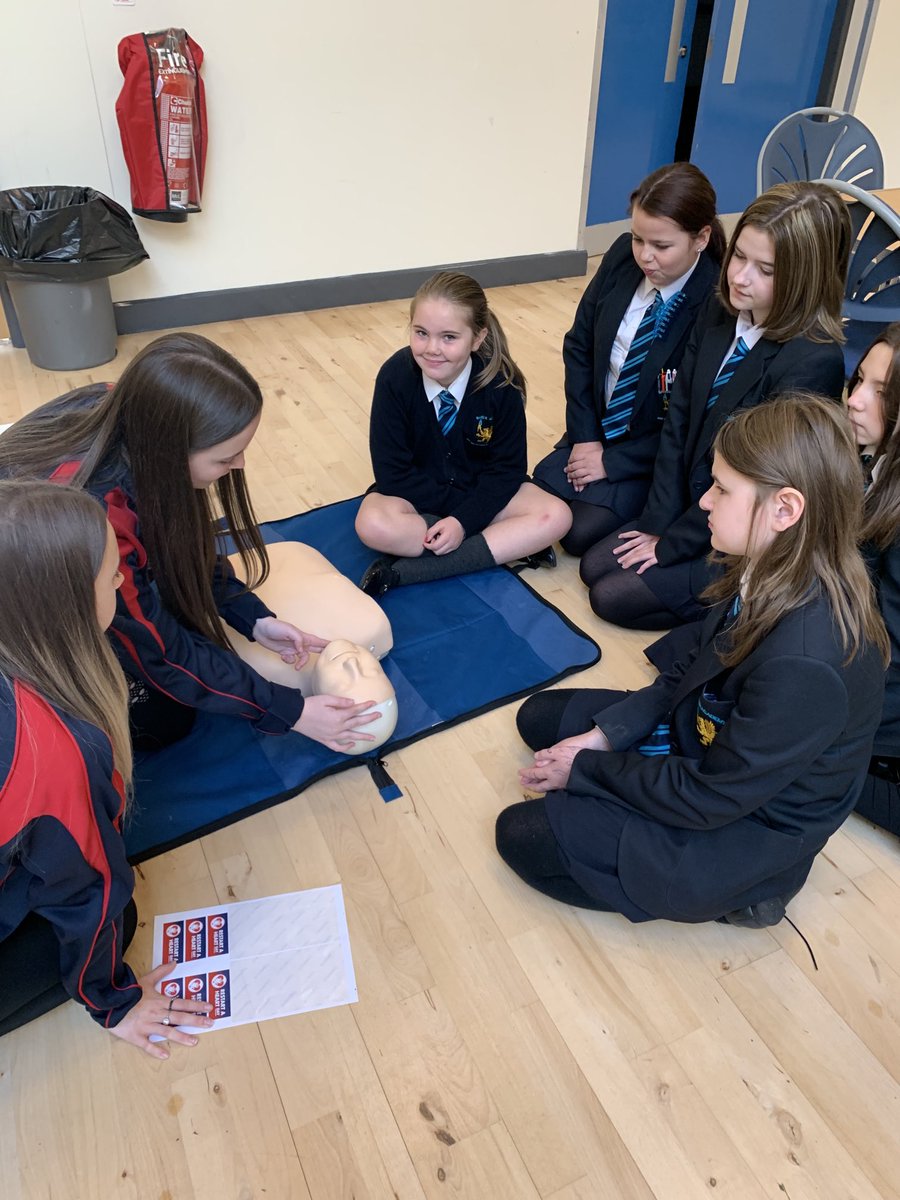 Wellbeing_BASFC's tweet photo. Restart a heart day 
@Bangor_Academy 300 plus trained by our Sixth Form First aiders in CPR.  We gave it ❤️! You can do it too! https://t.co/8UD5MYkbnP #RestartAHeart https://t.co/FEQ1Ptn1Je