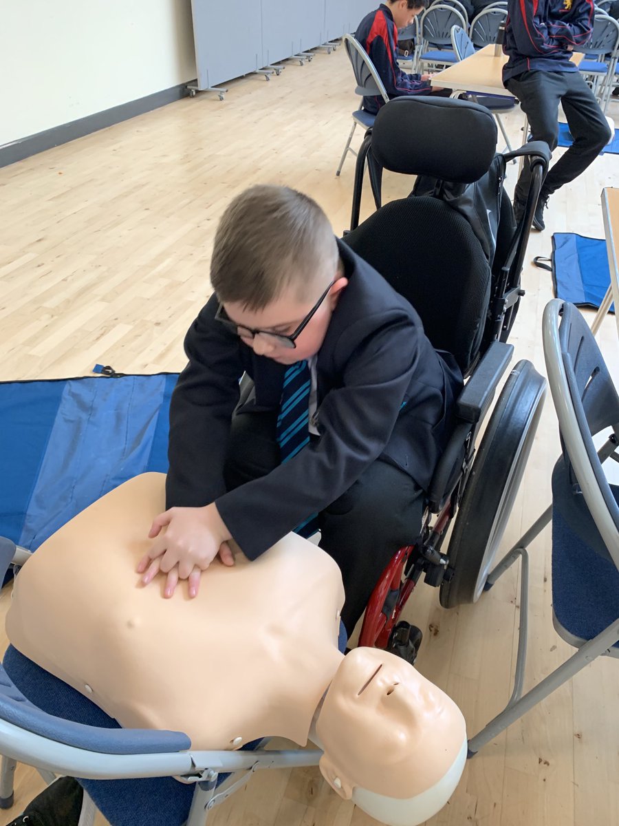 Wellbeing_BASFC's tweet photo. Restart a heart day 
@Bangor_Academy 300 plus trained by our Sixth Form First aiders in CPR.  We gave it ❤️! You can do it too! https://t.co/8UD5MYkbnP #RestartAHeart https://t.co/FEQ1Ptn1Je