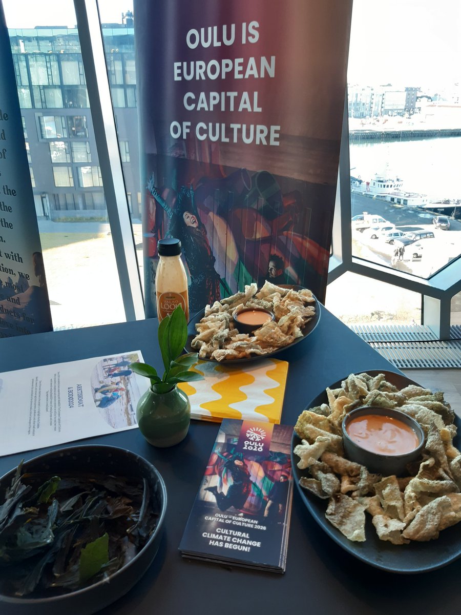 AnneRannali's tweet photo. #Arctic food tasting booth is getting crowded. Nice tastings also from #ArcticFoodLab by @Oulu2026offici https://t.co/jPRBxNlYY7