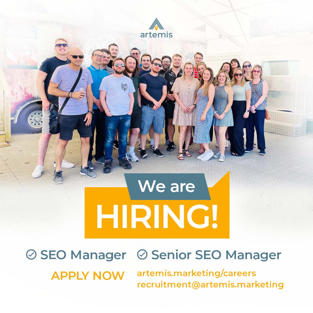 artemis_seo's tweet photo. We are excited to announce a rare opportunity to join our exceptionally talented Senior SEO team! 📣

If you are looking for an exciting career growth opportunity &amp; are brilliant at what you do, apply today!

https://t.co/cpGGSy7e8A

#jobsindigital #sussexjobs #hiringnow #seojobs https://t.co/UF6DNcjxkK