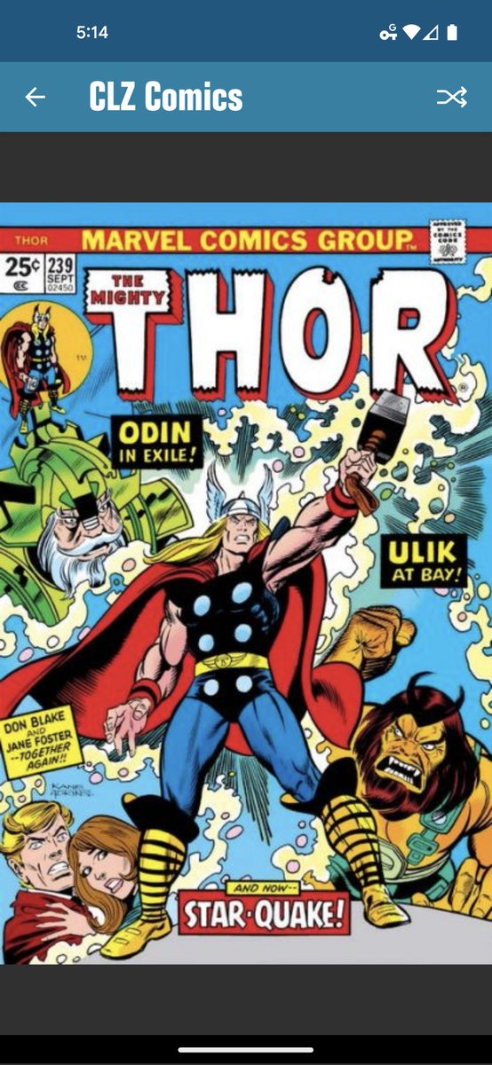 RT @Faustuszero: By Thor's Hammer it's Friday! 

#shakeyourCLZ cover art by Gil Kane https://t.co/9och0F8qlM
