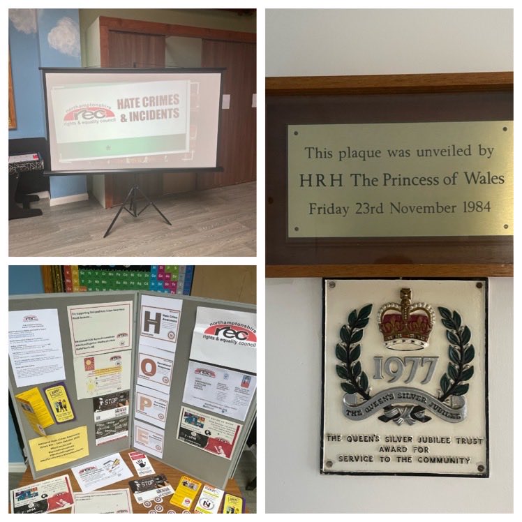 ⁦@pa_housing⁩ Attending #nationalhatecrimeweek in #Wellingborough  with partner agencies. #teampurple ⁦<a href="/kirstywalker000/">Kirsty Walker</a>⁩ ⁦<a href="/WboroTC/">Wellingborough Town Council</a>⁩