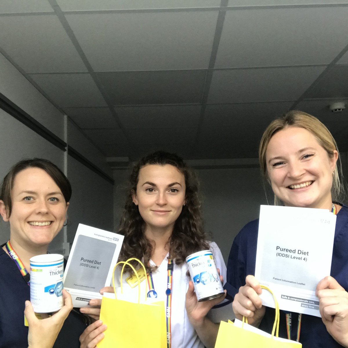 We love our role in BHT because we get to work and collaborate with various professions within the MDT to provide good patient care.🥰 #AHPsday <a href="/BucksHealthcare/">Buckinghamshire Healthcare NHS Trust</a> <a href="/bhtahp/">BHTAHP</a> @Laura_Dymond <a href="/SarahBeaconSLT/">Sarah Beacon</a> <a href="/ZoePSLT/">ZoePSLT</a> <a href="/RCSLT/">RCSLT 💙</a>
