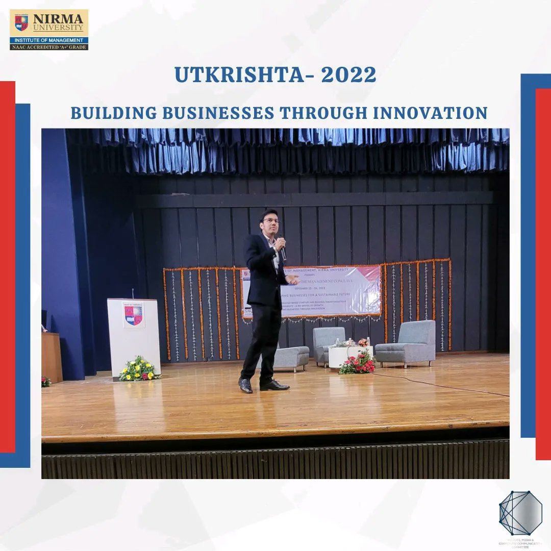 ZenilHDOfficial's tweet photo. Plenary speaker on "Building Businesses through Innovation"
Such a pleasure to share my ideas on how exactly does one go about #innovation to drive businesses and some real life case studies.
Thank you @NirmaUniTweets team for hosting me wonderfully! 😇
#business #speaker https://t.co/8hYb5NgRCC