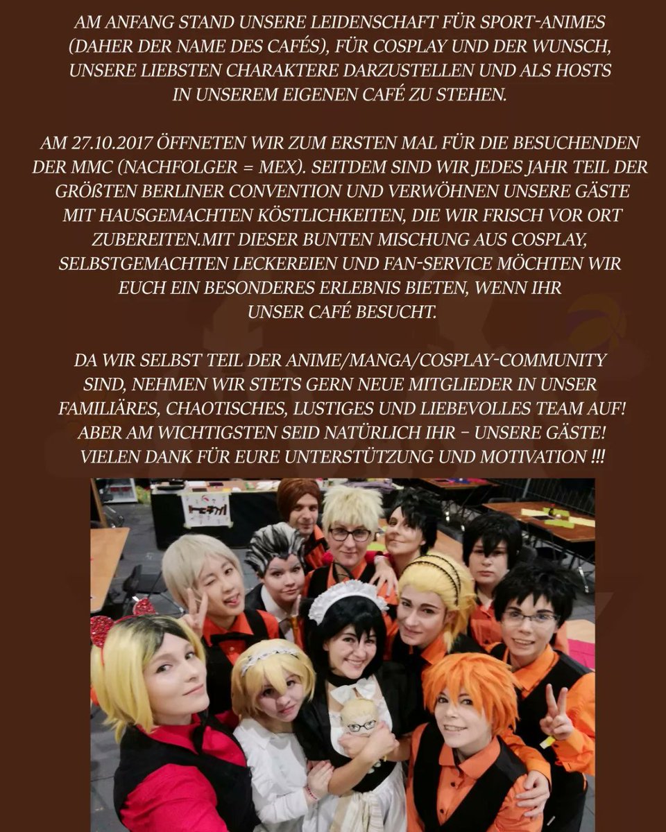Am Ende noch ein paar Worte zu unserer Entstehungsgeschichte ❤️
Wir sind jetzt schon seit 2017 in der Berliner Con Szene, kaum zu glauben!!! 

Wir bedanken uns für eure Unterstützung und freuen uns auf euren Besuch!

2/2 🍙