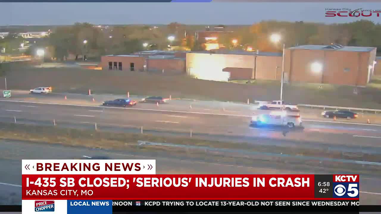 KCTV5 News on Twitter "TRAFFIC ALERT I435 southbound shut down in