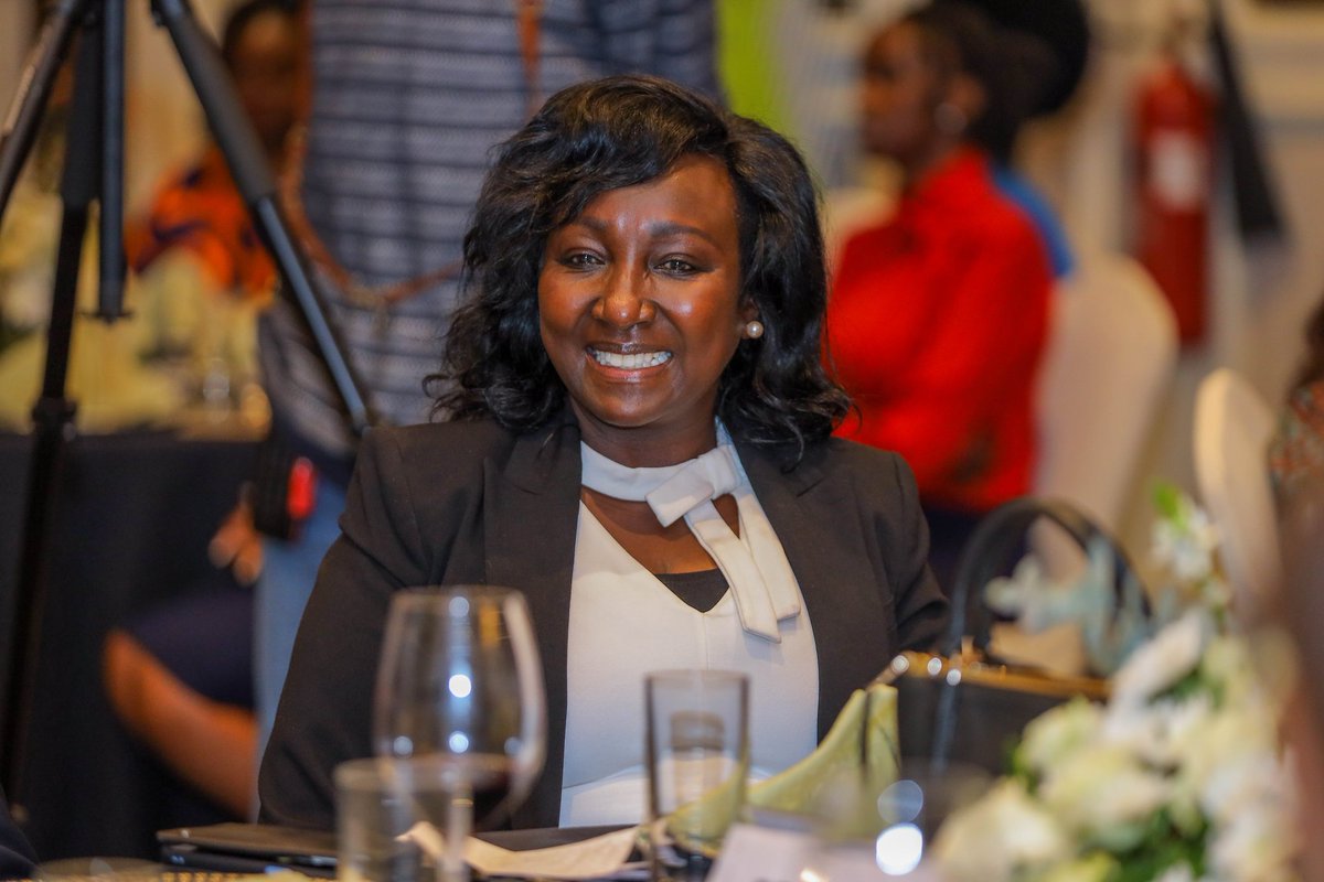 policy_on's tweet photo. Our CEO @RachelMuthoga looking stunning as she held the role of the MC at the Stanbic KEWOPA Dinner hosted by @africapractice. 
The topic of discussion was the Financial Inclusion for Women. 
#womenlegislators #policy #womenempowerment https://t.co/KEuxKrOyjN