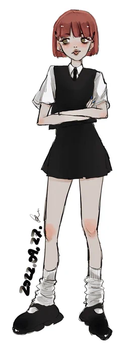 #ootd #illustration #イラスト 