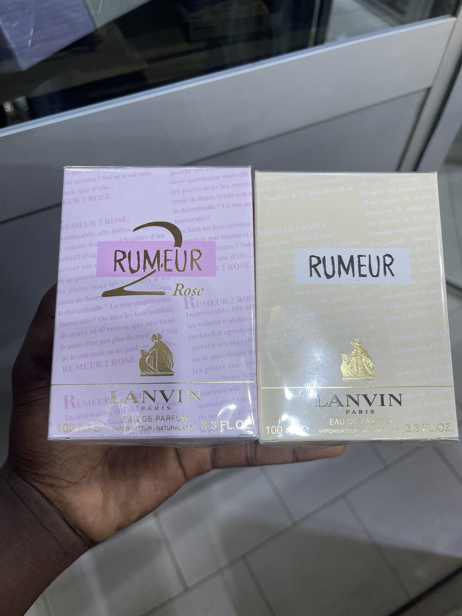 Falloundindi's tweet photo. Offre exceptionnelle!!!
Les Rumeurs de Lanvin pour femme sont en ce moment à 30.000 Frs chez Ndindi parfumerie.
776674689
#RtApprecies
#parfum #parfumerie #perfume #perfumeniche #dakar #parfumeriedakar #parfumdakar #senegal #scent #fragrance #kebetu #Tl221 #gamou #igor https://t.co/9TaCcMFkts