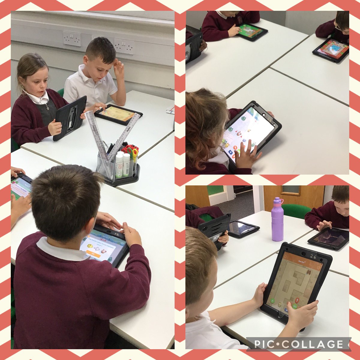MissRutledgeMPA's tweet photo. 2R have been challenging themselves on the Bee-Bot app. 🐝 @MoorsidePA #moorsidecomputing https://t.co/le11cP8PVi