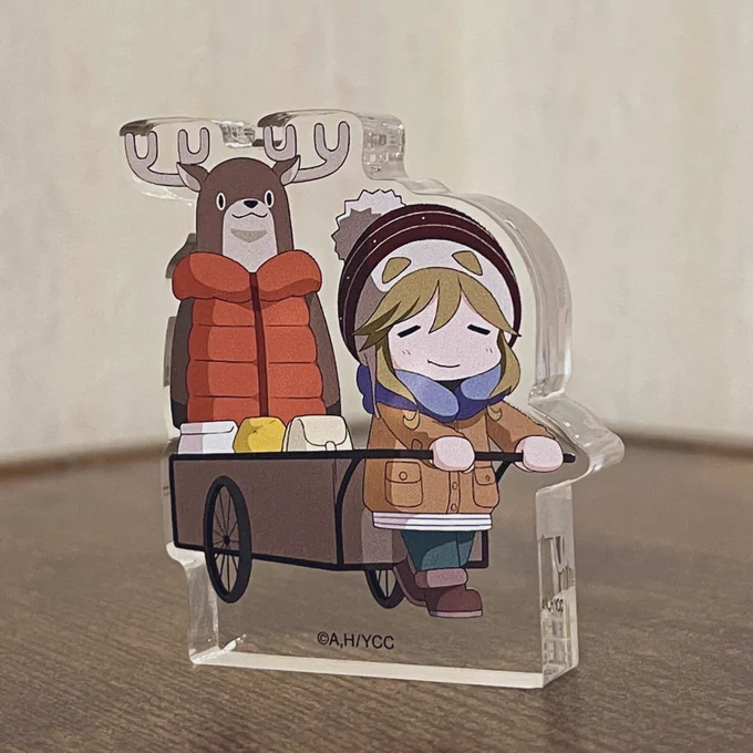 キャンプ場に着いたでカリブーくん#ゆるキャン 