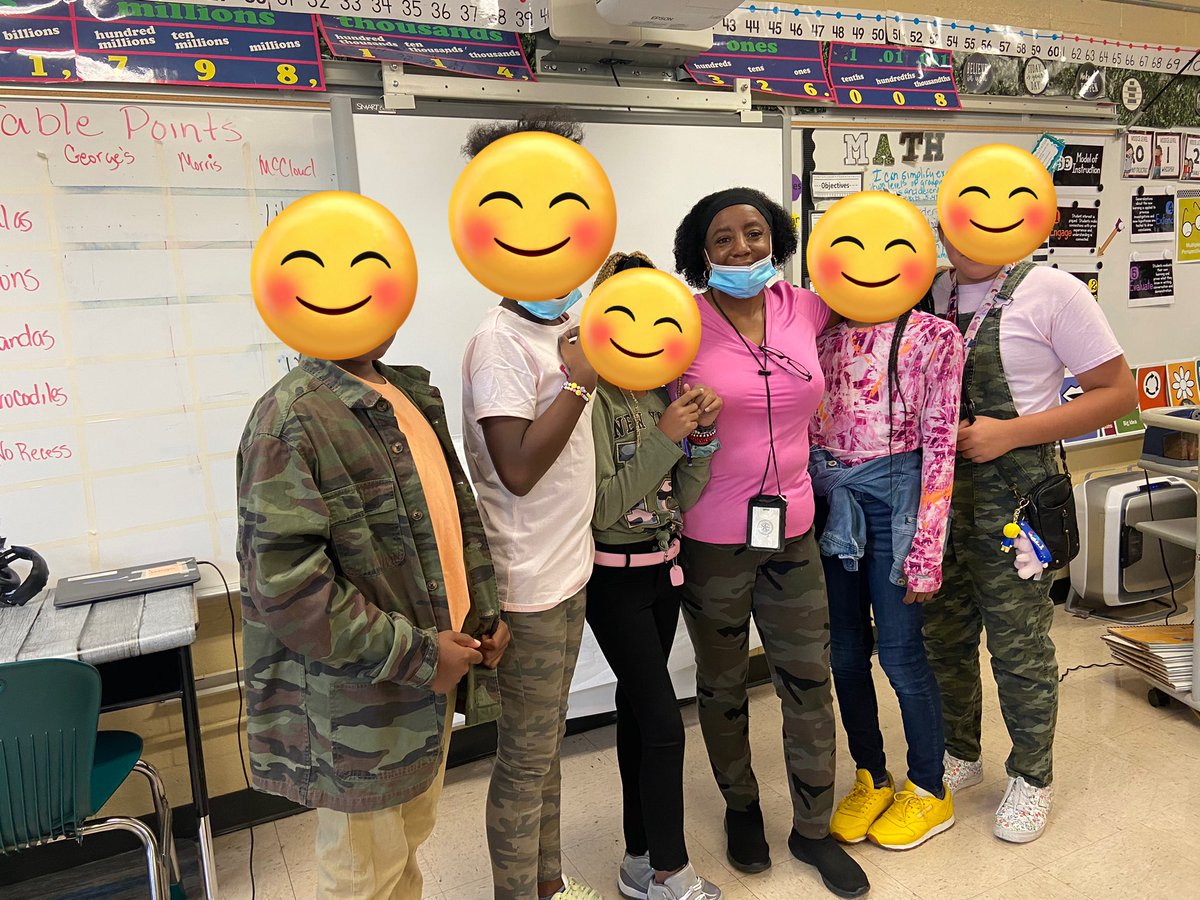 Join the fight , wear camouflage and pink. <a href="/HoustonISD/">Houston ISD</a>  #pinkoutweek #houstonisd