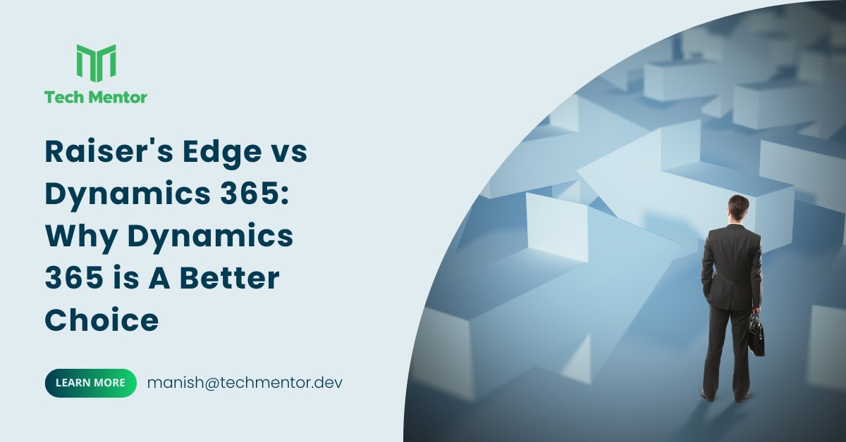 man3esh's tweet image. Read My Blog: Raiser’s Edge vs Dynamics 365: Why Dynamics 365 is A Better Choice

Compare Dynamics 365 vs Raiser&apos;s Edge To Find Your Best ERP System Today

techmentor.dev/raisers-edge-v…

#Dynamics365 #Microsoft #ERP