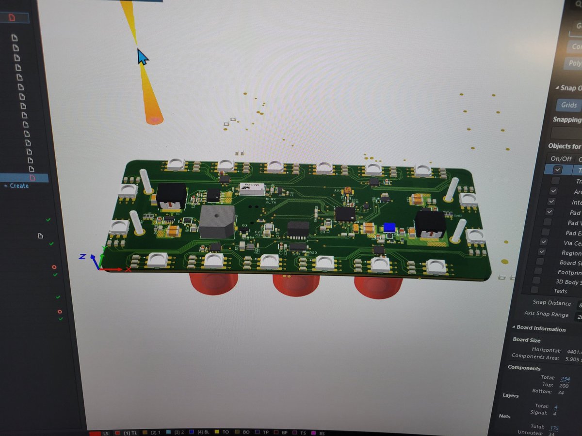 brobotix0x57's tweet photo. New keypad design is almost complete. #Altium #Electronics #Engineering #EE #Embedded #CapacitiveTouch #Design #SiliconeLabs https://t.co/t6XmHOeqoA