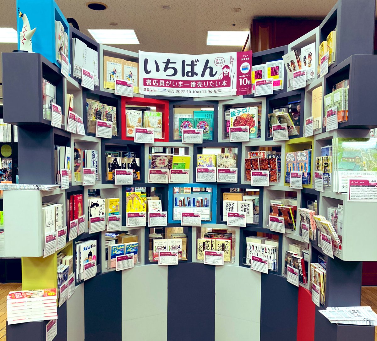 daifukushorin's tweet photo. 「書店員がいま一番売りたい本」に『アーサー・マンデヴィルの不合理な冒険』(宮田珠己著・網代幸介画、大島依提亜装丁)を選んでいただきました。11/9まで全丸善ジュンク堂書店さんに新旧のおすすめ本厳選50冊が並びます���対象本はhontoポイント10倍！売れちゃってる本もバックヤードにあります、多分 https://t.co/W57ZUKiPnj