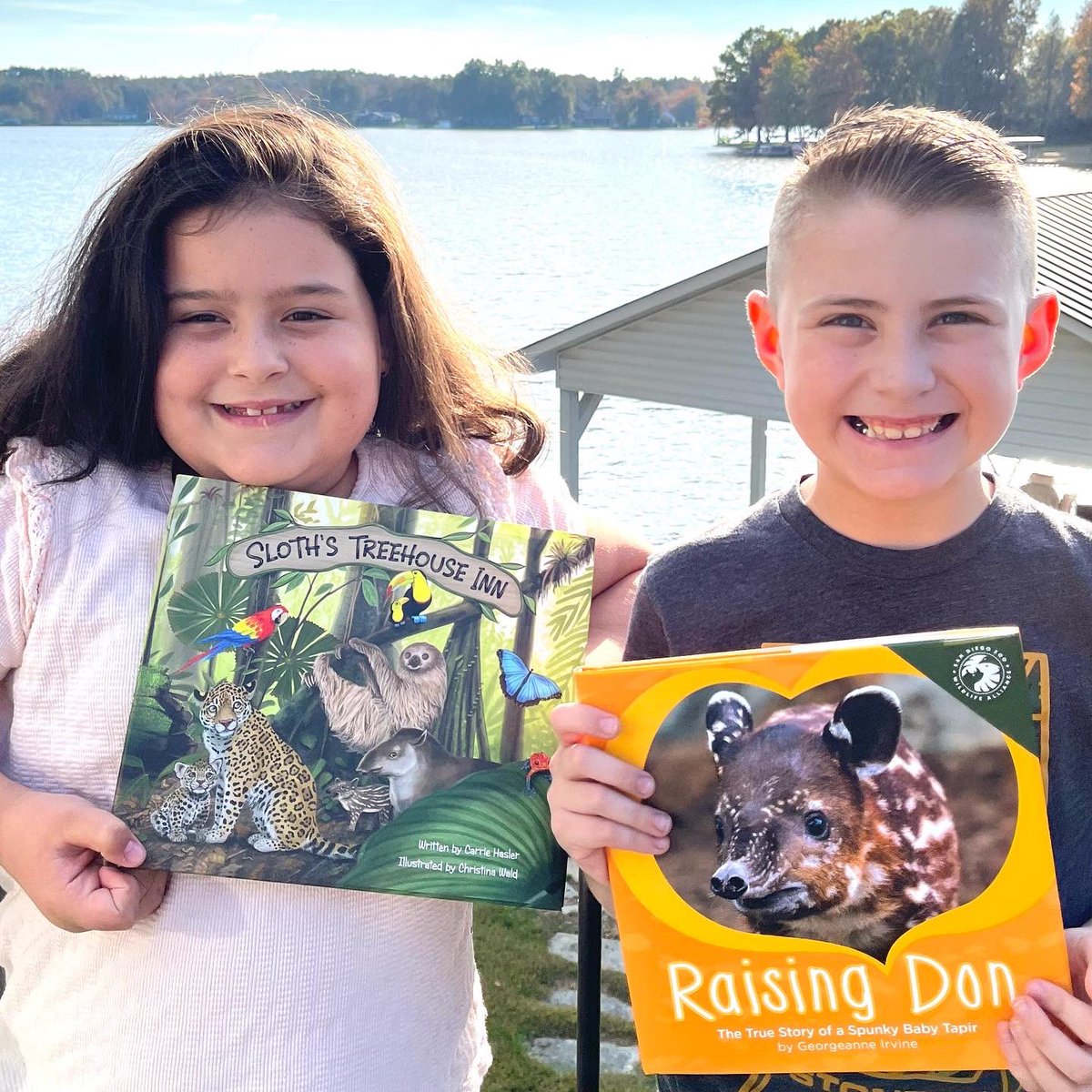 Dreamreaderkids's tweet photo. You have to check out Sloth’s Treehouse Inn and Raising Don!!! @sandiegozoo @barbfisch 2book giveaway here: https://t.co/6fL5BeqJgg https://t.co/Ezj42w1g5A