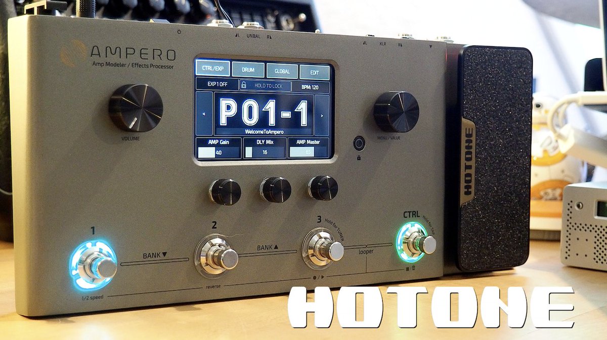 pedaloftheday's tweet photo. NEW DEMO DAY! Head to our YouTube channel for the full video as we explore the BRAND NEW Ampero Silver Edition Amp Modeler / Effects Processor from @HotoneAudio! 🎛

https://t.co/df3StOEIVN

#pedaloftheday #effectspedals #pedalsandeffects #hotone #ampero #multieffect https://t.co/GSROWHUhus