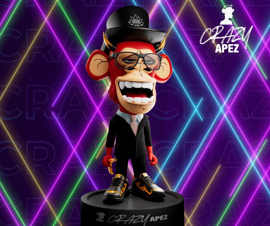 crazymeta_io's tweet photo. We've got the License to APE-in! Classic “Ape-Bond” is here for our Eighth  Sneakpeek of “CrazyApez Genesis” NFT Collection.

Featuring @BoredApeYC #367

Let's get Craaazzyy!!! 🤵‍♂️📸
#BoredApeYachtClub #BAYC
#CrazyApez #CrazyMeta 💎 https://t.co/ODwuqc8vAR