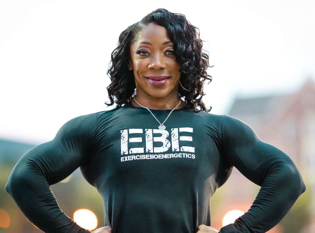 MoreHypertrophy's tweet photo. She calls herself black Wonder Woman. I’d say that’s accurate. 💪 #TowandaSmith https://t.co/Gq1SOCC2nt