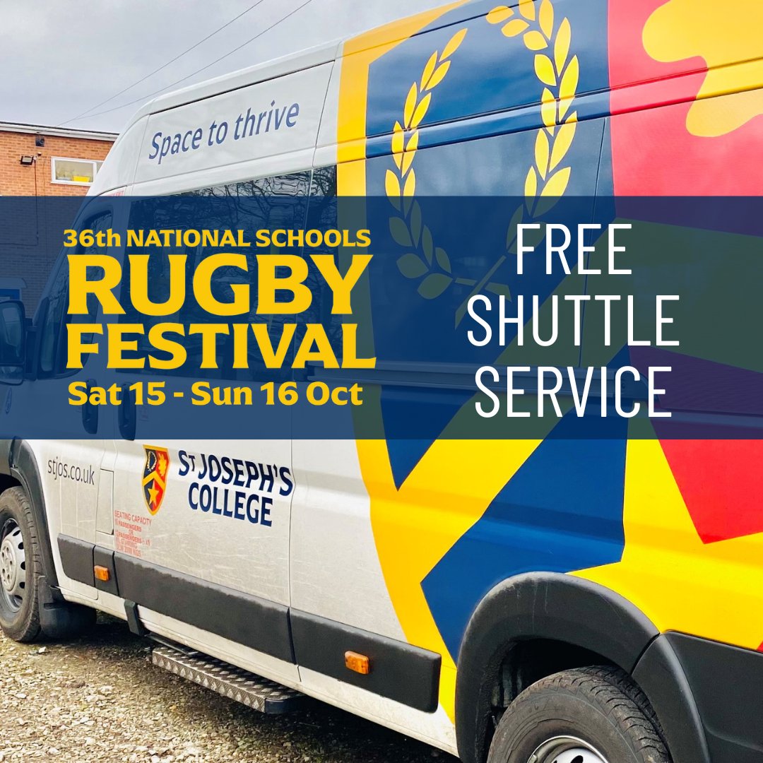 St Joseph’s College 36th National Schools Rugby Festival – this weekend! St Jo’s is offering a free shuttle service to and from Ipswich Train Station on Saturday & Sunday. The service is available 9am – 12noon. No reservation is necessary. #teamstjos #sjcfestival