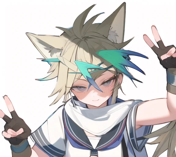 AIでレッグスさん認識してもらいましたそして自分で描いた方がええな!という結論に至るいや、断然AI君の方が可愛くてうまいけど俺の目つきの悪さ全て消えたので※一枚目が手書き#ディザスト#NovelAI 