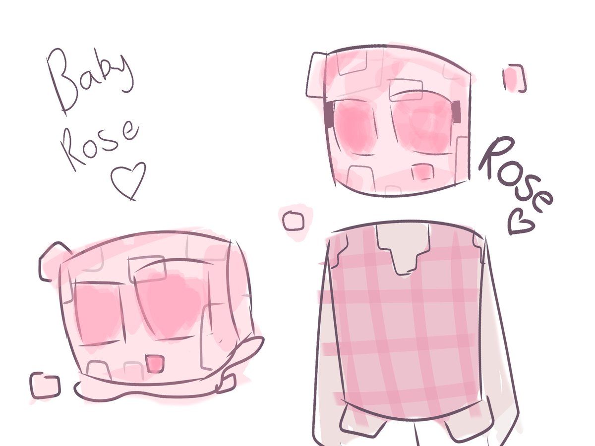 Mintyieleaf's tweet photo. Drew my minecraft oc rose
She’s a pink slime
#minecraftoc #minecraft #minecraftslime https://t.co/qVBUjCBCKY