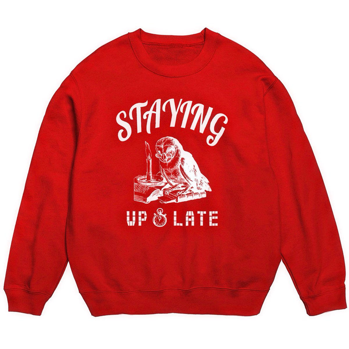 ANTITHE16141170's tweet photo. 夜行性のフクロウに対して『Staying up late（＝夜更かし）』の文字をプリントした遊び心ある一枚です。

★ユニセックス　¥4,171〜

◼️ショップはこちら😃
https://t.co/anFHUodYen

#スウェットコーデ #メンズファッション #ふくろう #古着 https://t.co/dmkunz8Fn3