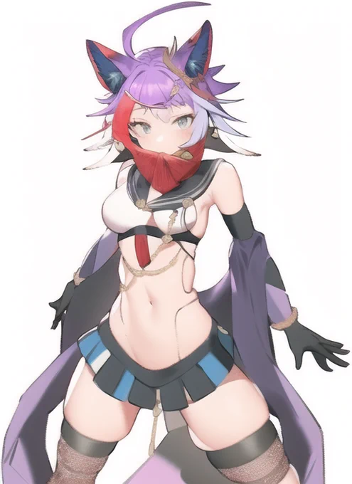ちなみにルミも認識させたらこんな感じ#ディザスト#NovelAI 