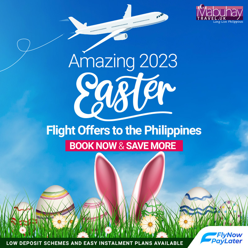 mabuhay_travel's tweet photo. Have an egg-stra special #Easter this 2023 in the #Philippines and enjoy the best of the celebrations with Mabuhay Travel. 🤩 ✈️
#travel #easterflights #flybackhome #flightoffers #newsletters