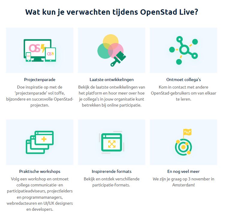 lok_dem's tweet photo. TIP: Als participatieadviseur, communicatieadviseur, webredacteur, UI/UX-designer, developer of projectleider bezig met #onlineparticipatie? Kom dan naar #OpenStad Live, over het open sourceplatform voor digitale participatie. Meer info: https://t.co/WdzaXBMQgR https://t.co/7AD4GfFAd4