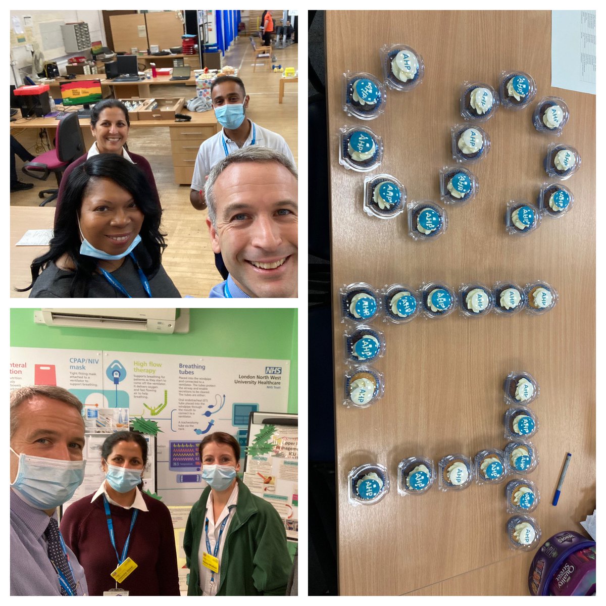 Sharing World AHP day with some of our amazing staff. From hands, to speech, to ITU, to strokes, to respiratory, to everybody - some great work going on.