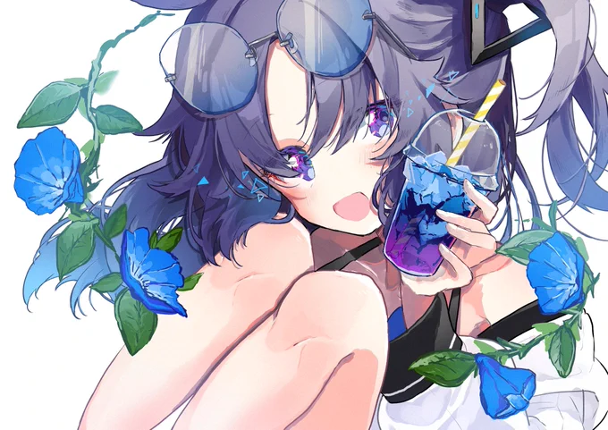 すけぶで描かせて頂きました〜!!!夏はまだ終わってねぇ!!!!!! 