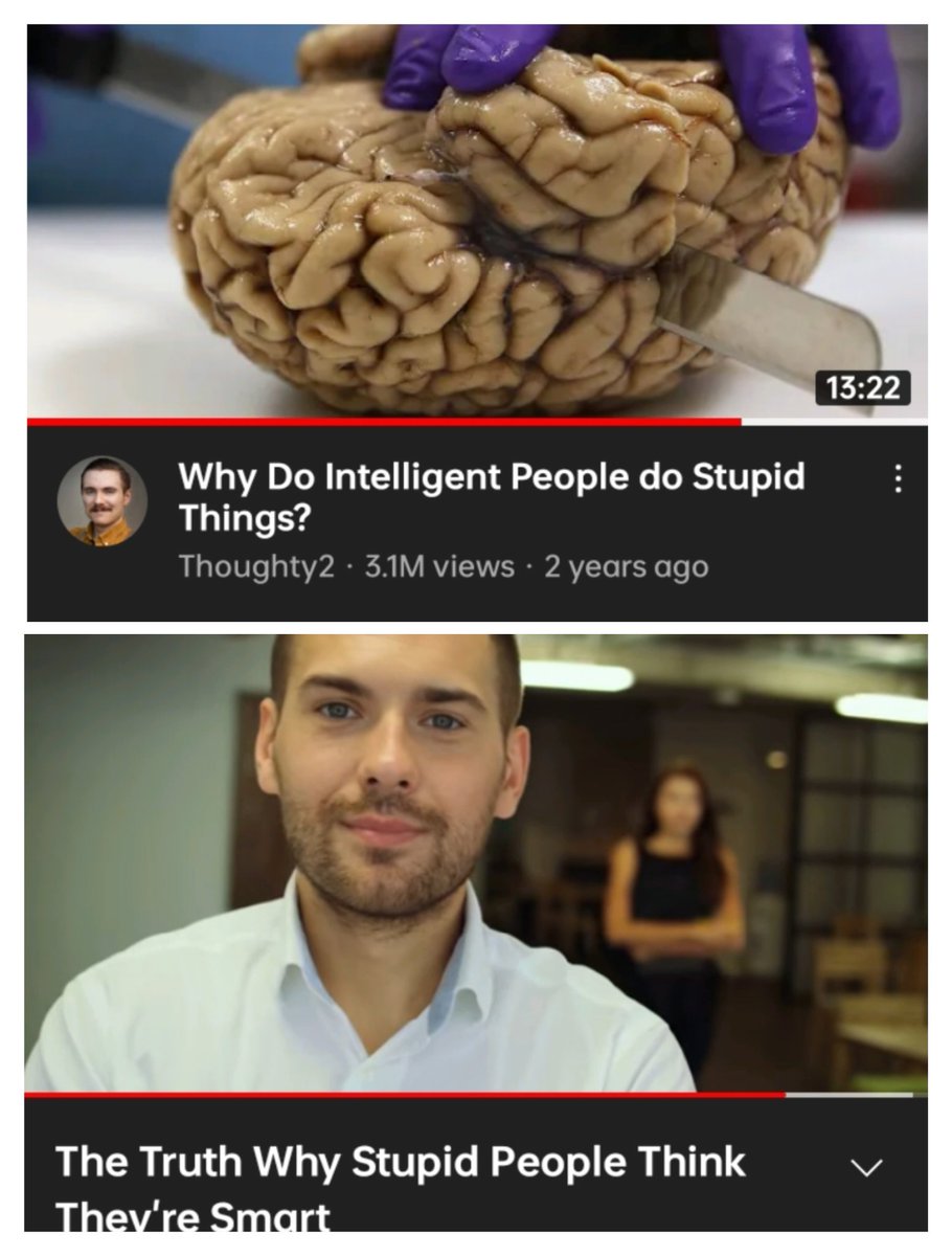 ShabeshL's tweet image. Watched these two vids on YouTube and I can sum up that "all people are stupid"