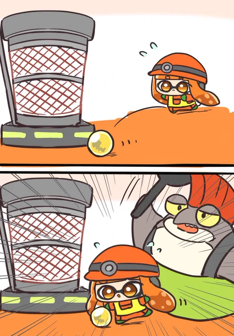 いくら投げ失敗2コマ
 #Splatoon3
#スプラトゥーン3 