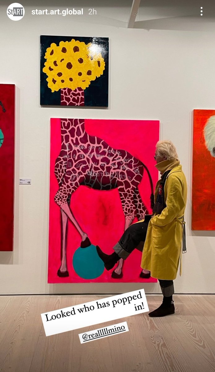 [‼️] StART Art Global IG story update with MINO in Saatchi Gallery for