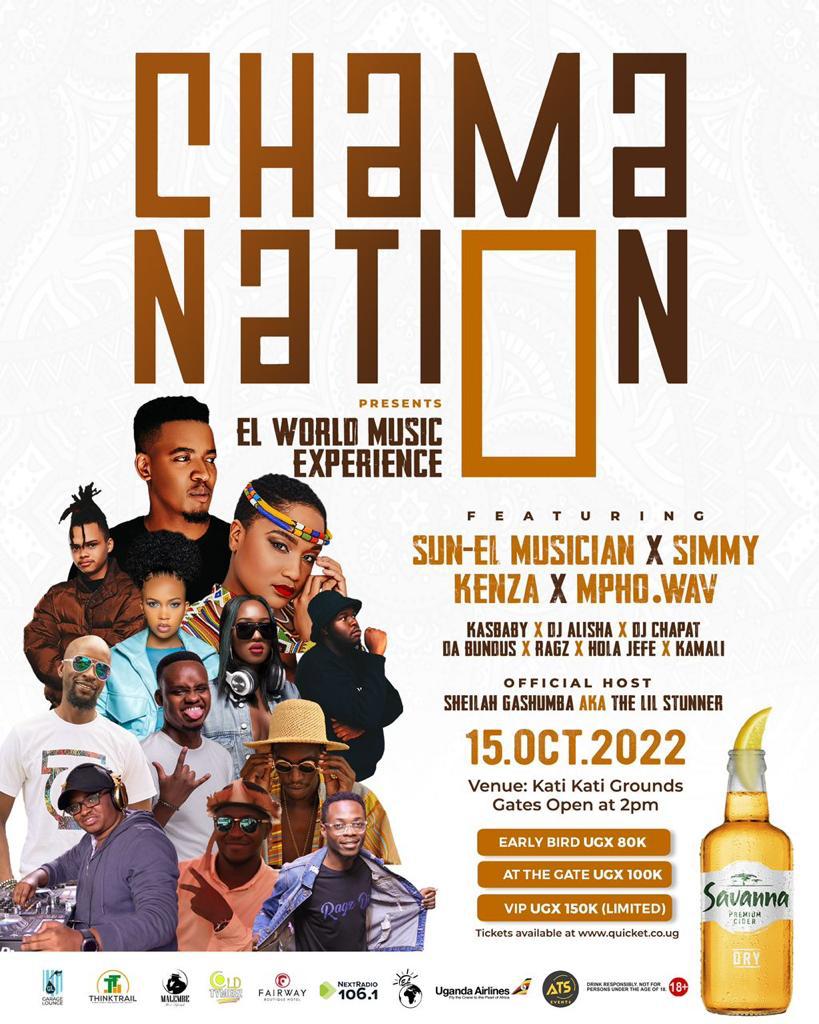 expressmagza's tweet photo. The Countdown has begun, #Chamanation #ElWorldtour brings us the best of afrohouse and Amapiano artist there to offer. Performances by @elworldmusic
@sunelmusicianza @mpho_wav @conradgoodmanK @Kamali_21 @DjKasBaby
Tickets at https://t.co/rlrrWcSQS1
#expressmagz #expressEvents https://t.co/nsKQWVb13z