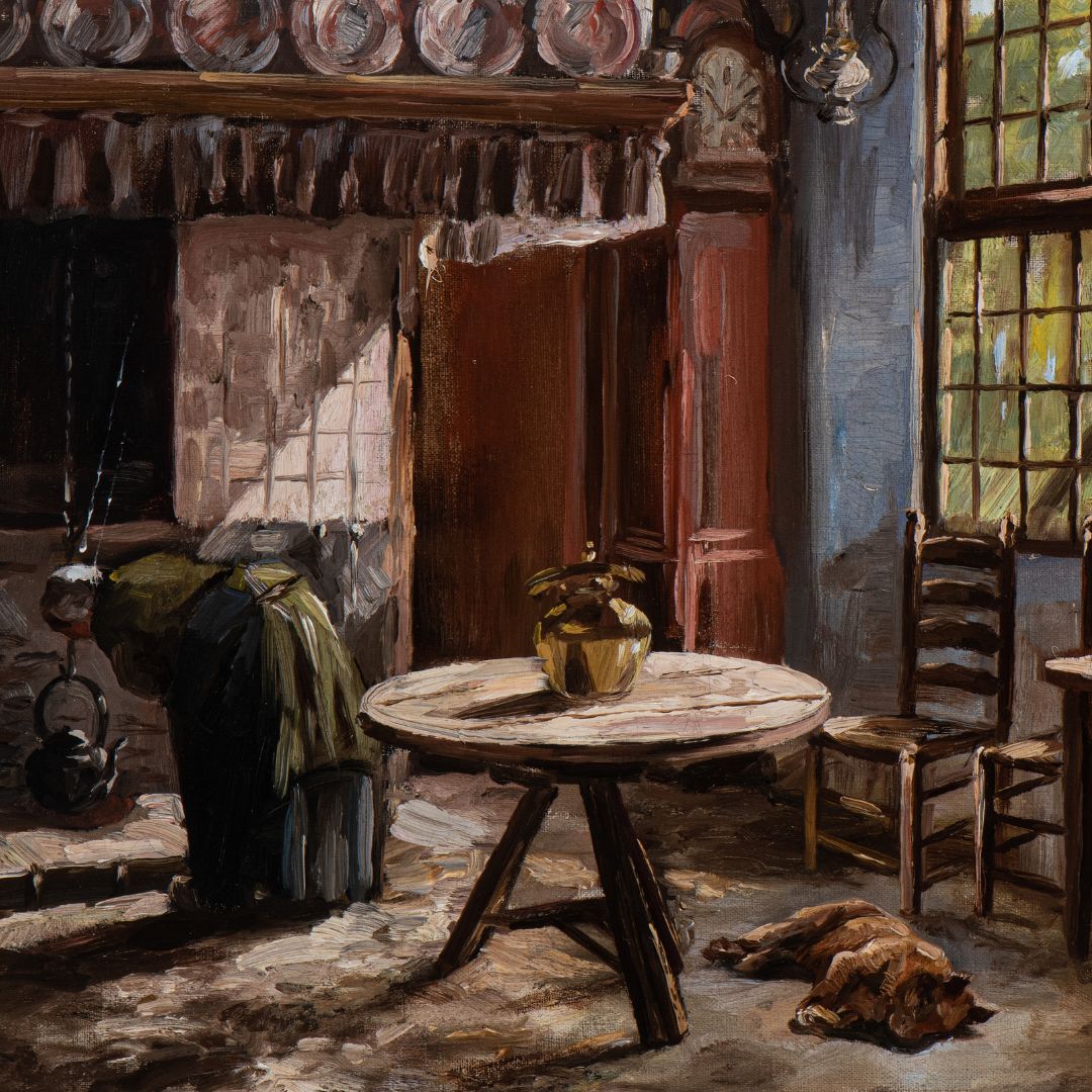 Op 19 oktober wordt ‘Boereninterieur met haard in de Achterhoek’ onthuld in museum Villa Mondriaan!
Lijkt jouw woonkamer op het boereninterieur geschilderd door Mondriaan? Stuur ons voor de onthulling een foto en misschien wordt jouw bijdrage onderdeel van de (online) expositie!