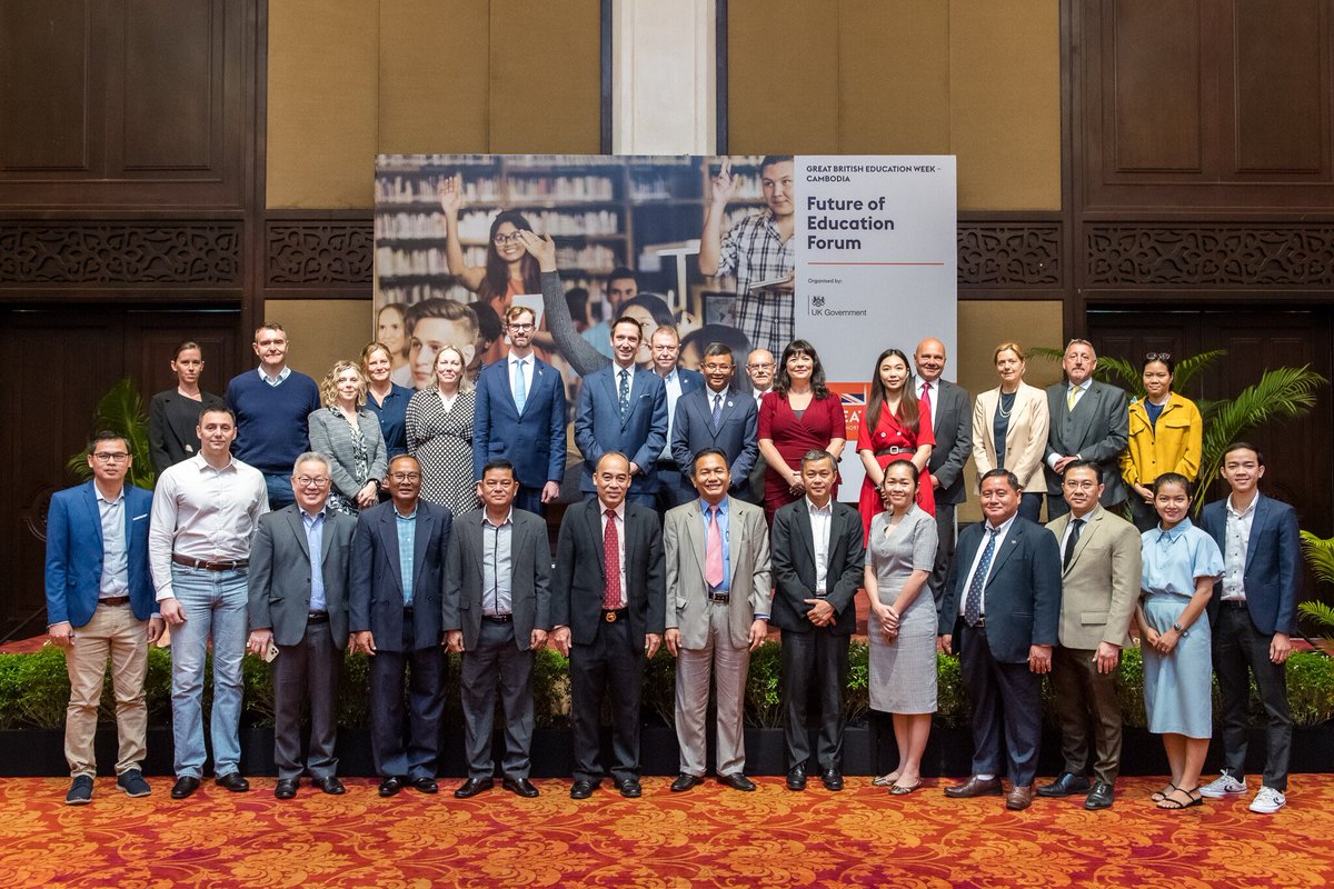 ukincambodia's tweet photo. [1/2] This morning, we had a great honour to have H.E. Dr @Naroneconomics &amp; Amb
@DomWUK giving remarks at the Future Education Forum and Education Technology.

#GREATEducationWeekKH
#GREATEducation
#SeeThingsDifferently https://t.co/0VvtKaukHA
