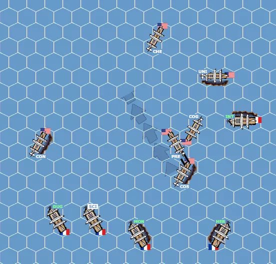 AU_oleary's tweet photo. A ton of gaming this past few days / weeks - but the two highlights at the moment are a game of #menofiron Bannockburn by @gmtgames , and a game of #wsim by #avalonhill. Happy hockey season, #GoHabsGo , and 4 days till #aaccon!!! https://t.co/IsA9zaXVmo