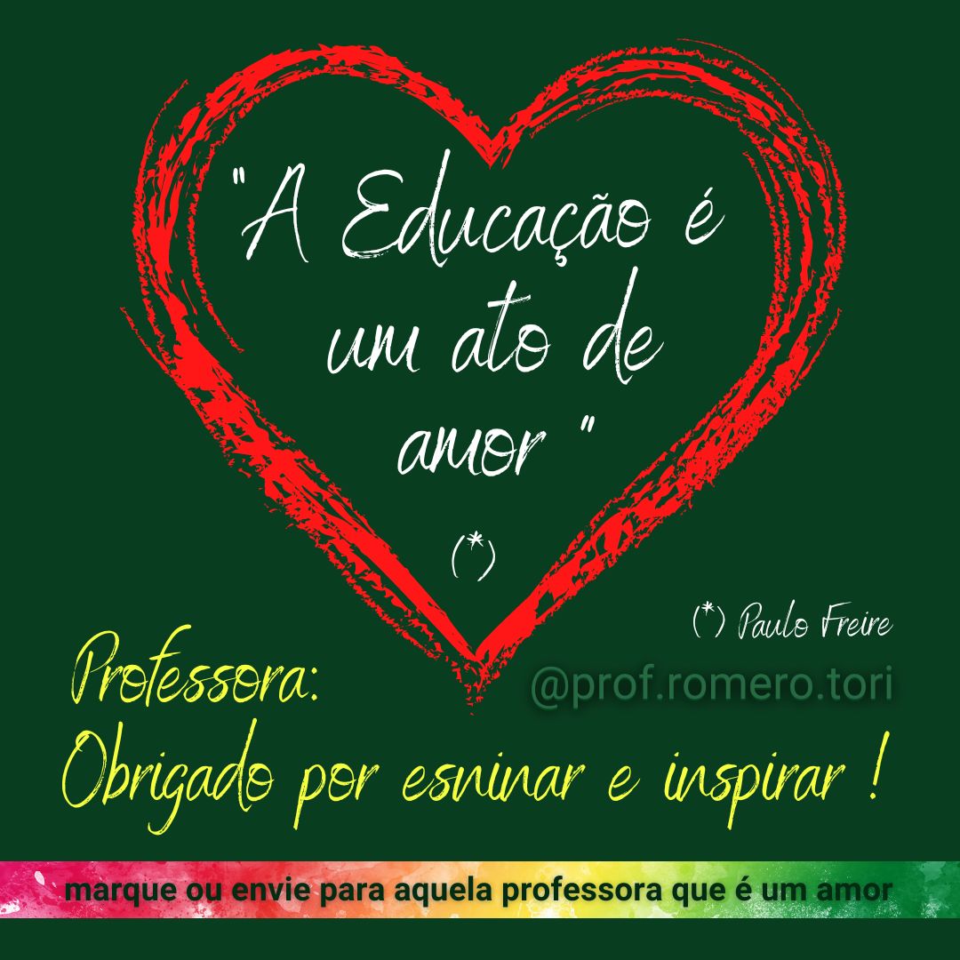 romerotori's tweet photo. Marque ou envie para aquela professora que é um amor !
#15deoutubro #diadaprofessora
#diadoprofessor
#diadosprofessores
#metaverso #educacaosemdistancia #educacaoadistancia #aprendizagem #ensinoremoto #educacao #pedagogia #professor #professores #professora #amoserprofessora https://t.co/Ld8Hdm6gji