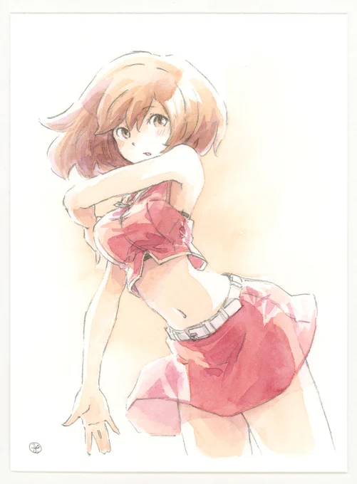 MEIKOさん描きました～うむ、カワユイ 