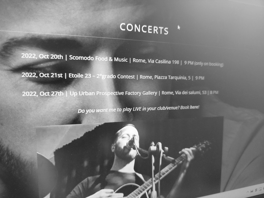 Lipford_music's tweet photo. Finally live!
#live | #gigs | #concerts
Just check it out now! Choose your gig!
https://t.co/Pbx5yU63sX 💣💣💣
#lipford #music #finallylive #venues #clubs #livemisic #acoustic #intimate #singer #songwriter #life # #love #musiclovers #musiclife #musicstudio #musicartist https://t.co/1tbfJrQk2w